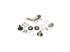Vent Window Locking Handle Kit Fits Select 1973-1991 GM Blazer, Truck, Suburban [Left/Driver Side] Chrome - image 1