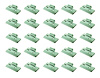 3104 007/25 Molding Clip for 1988-1992 Volvo 740 - image 1