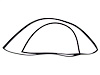 BFS DB8654 Rear Window Molding for 1995-2005 Chevy Cavalier, 1995-2005 Pontiac Sunfire - image 1