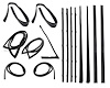 CWK 1110 71 PDS Weatherstrip Kit for 1971-1972 Chevy/GMC C/K Trucks - image 1