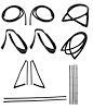 CWK 1116 67 PDS Weatherstrip Kit for 1967-1968 Chevy/GMC C/K Trucks - image 1