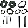 CWK 1110 60 Weatherstrip Kit for 1960-1963 Chevy C10 Trucks, 1960-1963 Chevy C20 Trucks, 1960-1963 Chevy C30 Trucks - image 1