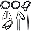 CWK 1110 71 Weatherstrip Kit for 1971-1972 Chevy C10 Trucks, 1971-1972 Chevy C20 Trucks, 1971-1972 Chevy C30 Trucks - image 1