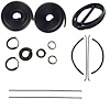 CWK 1111 47 Weatherstrip Kit for 1947-1950 Chevy Truck, 1947-1950 GMC Truck - image 1
