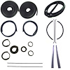 CWK 1111 49 Weatherstrip Kit for 1949-1950 Chevy Truck, 1949-1950 GMC Truck - image 1
