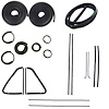 CWK 1111 51 Weatherstrip Kit for 1951-1953 Chevy Truck, 1951-1953 GMC Truck - image 1