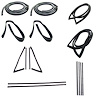CWK 1111 71 Weatherstrip Kit for 1971-1972 Chevy C10 Trucks, 1971-1972 Chevy C20 Trucks, 1971-1972 Chevy C30 Trucks - image 1