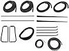 CWK 1112 60 Weatherstrip Kit for 1960-1963 Chevy C10 Trucks, 1960-1963 Chevy C20 Trucks, 1960-1963 Chevy C30 Trucks - image 1