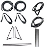 CWK 1112 67 Weatherstrip Kit for 1967-1970 Chevy C10 Trucks, 1967-1970 Chevy C20 Trucks, 1967-1970 Chevy C30 Trucks - image 1