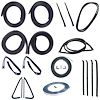 CWK 1112 73 Weatherstrip Kit for 1973-1974 Chevy C10 Trucks, 1973-1974 Chevy C20 Trucks, 1973-1974 Chevy C30 Trucks - image 1
