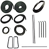 CWK 1113 60 Weatherstrip Kit for 1960-1963 Chevy C10 Trucks, 1960-1963 Chevy C20 Trucks, 1960-1963 Chevy C30 Trucks - image 1