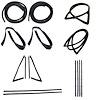 CWK 1116 67 Weatherstrip Kit for 1967-1968 Chevy C10 Trucks, 1967-1968 Chevy C20 Trucks, 1967-1968 Chevy C30 Trucks - image 1