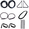 CWK 2110 80 Weatherstrip Kit for 1980-1983 Ford F-100, 1980-1986 Ford F-150, 1980-1986 Ford F-250, 1980-1986 Ford F-350 - image 1