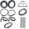 CWK 2111 80 Weatherstrip Kit for 1980-1983 Ford F-100, 1980-1986 Ford F-150, 1980-1986 Ford F-250, 1980-1986 Ford F-350 - image 1