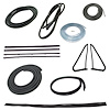 CWK 3110 72 Weatherstrip Kit for 1972-1973 Dodge D100 Trucks, 1972-1973 Dodge D200 Trucks, 1972-1973 Dodge D300 Trucks - image 1