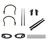 DK 1110 69 A PDS Door Seal Kit for 1969-1972 Chevy Blazer, 1970-1972 GMC Jimmy - image 1