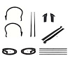 DK 1110 69 C PDS Door Seal Kit for 1969-1972 Chevy Blazer, 1970-1972 GMC Jimmy - image 1