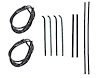 DK 1110 55 Door Seal Kit for 1959-1959 Chevy 3B, 1959-1959 Chevy 3C, 1959-1959 Chevy 3D, 1959-1959 Chevy 3E, 1959-1959 Chevy 3F - image 1