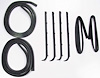 DK 2110 83 V Door Seal Kit for 1984-1987 Ford Bronco II, 1988-1990 Ford Bronco II, 1989-1990 Ford Bronco II, 83-87 Ford Ranger - image 1