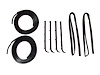 Door Weatherstrip Seal Kit for 1987-1998 Ford F-150, F-250/HD, F-350 Trucks [8-PC, Left & Right] - image 1