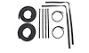 DK 3110 72 Door Seal Kit for 1972-1974 Dodge R300, 1974-1974 Dodge R400, 1975-1977 Dodge D100, 1977-1977 Dodge D150 - image 1