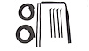 Door Weatherstrip Seal Kit Dodge D/W Series Pickup Truck, Ramcharger & Plymouth Trailduster - image 1