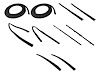 DK 6112 84 Door Seal Kit for 1984-1996 Jeep Cherokee - image 1