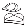 DWP 2130 61 Door Weatherstrip Seals for 1961-1967 Ford Econoline - image 1