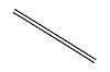 GRP 1111 51 Glass Run Channel for 1951-1955 Chevy Truck, 1951-1955 GMC Truck - image 1