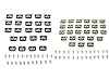 Windshield & Rear Window Molding Clip Kit 1968-1969 Plymouth Barracuda - image 1