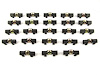 Rear Window Molding Clip Kit 1962 Dodge Dart & Plymouth Fury - image 1