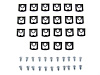 Rear Window Molding Clip Kit 1968-1976 Dodge Dart, 1971-1976 Plymouth Scamp - image 1