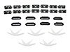 PCK-451-83 Molding Clip Kit for 1983-1987 Mazda 626 - image 1