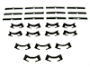 PCK-466-84 Molding Clip Kit for 1984-1987 Toyota Corolla - image 1