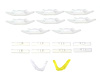 PCK-547-87 Molding Clip Kit for 1987-1990 Toyota Tercel - image 1