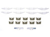 PCK-689-92 Molding Clip Kit for 1992-1996 Mitsubishi Diamante - image 1
