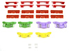 PCK-705-92 Molding Clip Kit for 1992-1995 Honda Civic - image 1