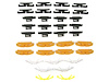 PCK-741-93-CS Molding Clip Kit for 1993-2001 Subaru Impreza - image 1