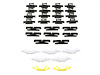 PCK-741-93-W Molding Clip Kit for 1993-2001 Subaru Impreza, 2000-2000 Subaru Outback - image 1