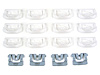 Windshield Window Molding Clip Kit 1978-1988 GM G-Body - image 1