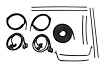 SWK 1410 70 Weatherstrip Seal Kit for 1970-1972 Chevy Chevelle 2-Door Hardtop - image 1
