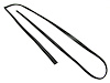 USM D1605 Windshield Molding for 2005-2010 Chevy Cobalt, 2007-2009 Pontiac G5 - image 1