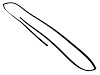 USM F3349 Windshield Molding for 2011-2016 Kia Optima - image 1