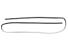 USM F3829 Windshield Molding for 2014-2018 Kia Forte - image 1