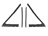 Vent Window Weatherstrip Kit 1968 Chevy II 2-Door, 1969-1972 Chevy Nova 2-Door - image 1