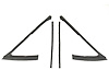 VWK 1710 68 Vent Glass Seal Kit for 1968-1968 Buick Skylark, 1968-1968 Chevy Chevelle, 1968-1968 Oldsmobile Cutlass - image 1