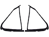 VWK 2110 87 Vent Glass Seal Kit for 1987-1991 Ford Bronco, 1987-1991 Ford F-150, 1987-1991 Ford F-250, 1987-1991 Ford F-350 - image 1