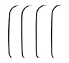 WFK 1110 55 VWD Beltline Molding Kit for 1959-1959 Chevy 3B, 1959-1959 Chevy 3C, 1959-1959 Chevy 3D, 1959-1959 Chevy 3E/3F - image 1