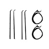WFK 2111 83 XLT Beltline Molding Kit for 1984-1990 Ford Bronco II, 1983-1992 Ford Ranger - image 1