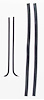 WFK 1110 51 A Beltline Molding Kit for 1951-1954 Chevy Truck, 1951-1954 GMC Truck - image 1